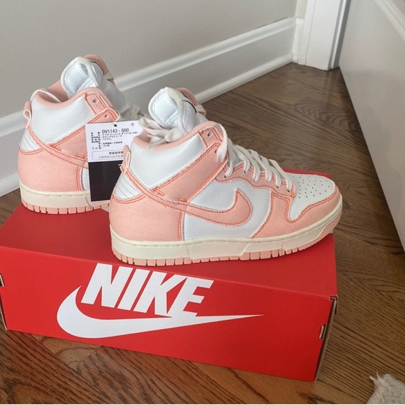 ‘Arctic Orange’ W Nike Dunk HI 1985 - Picture 2 of 5